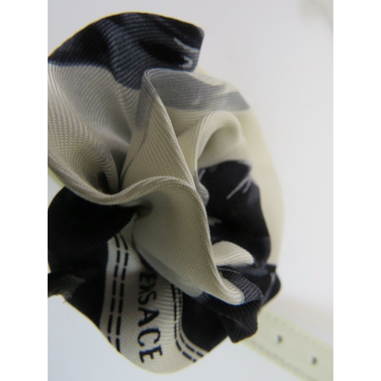 Versace VERSACE LEATHER BRACELET TEXTILE ROSE LOGO BUCKLE CLOSURE IT Size ONE SIZE - 2 Thumbnail