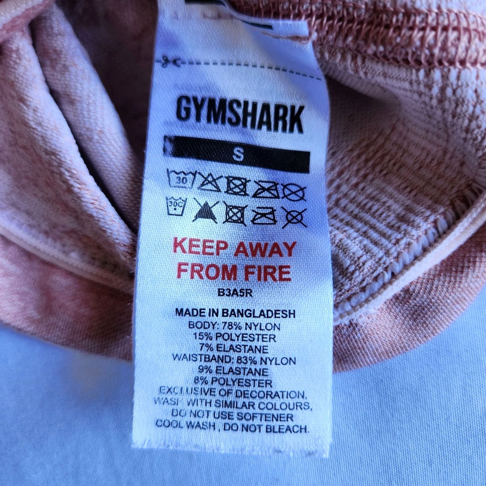 Gymshark Gymshark Shorts Women's S Pink High-Waisted Adapt Seamless Activewear Athleisure Size 28" / US 6 / IT 42 - 3 Thumbnail