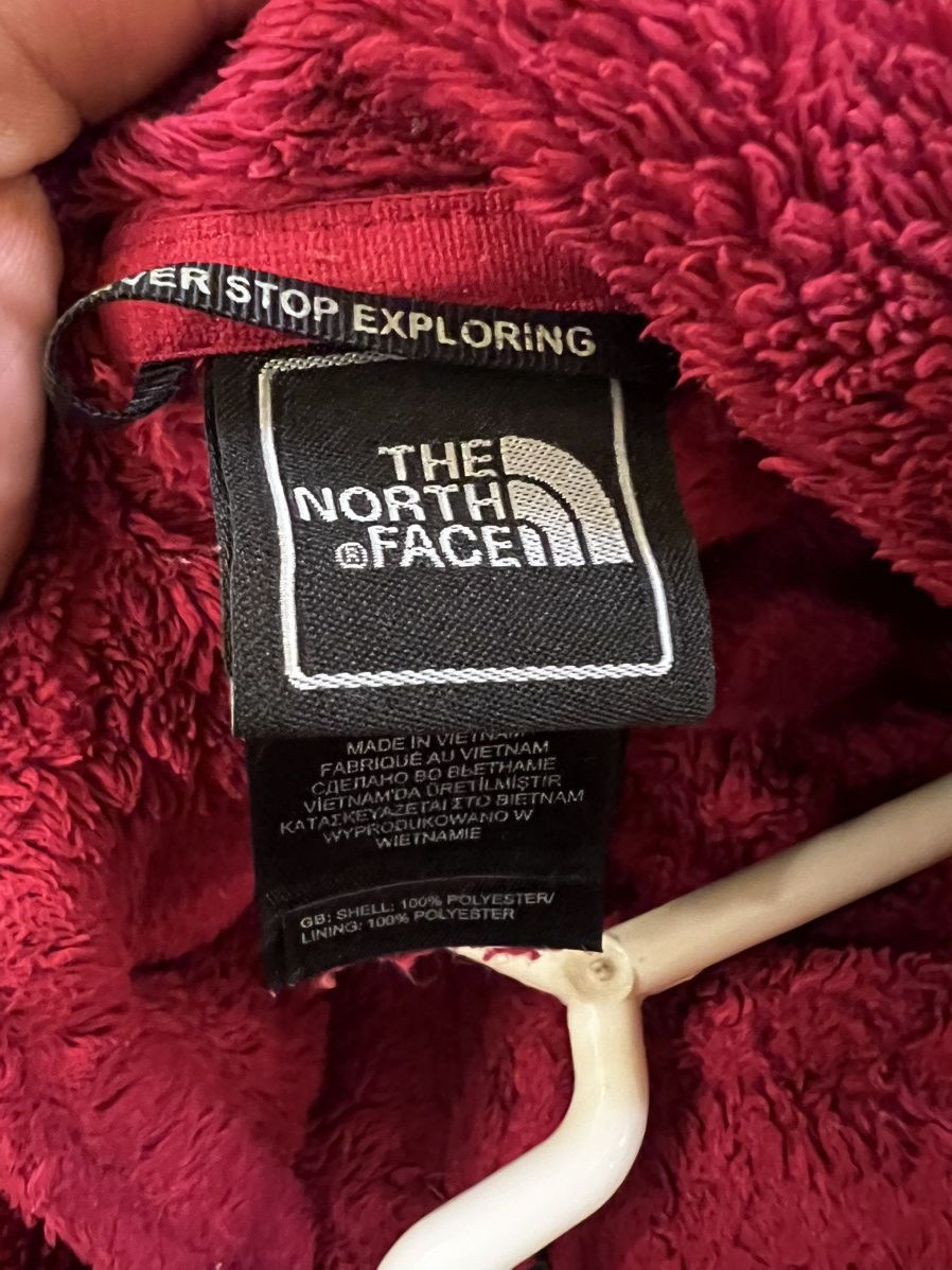 The North Face The North Face Red Poly Fleece Full Zip Up Size M / US 6-8 / IT 42-44 - 9 Thumbnail