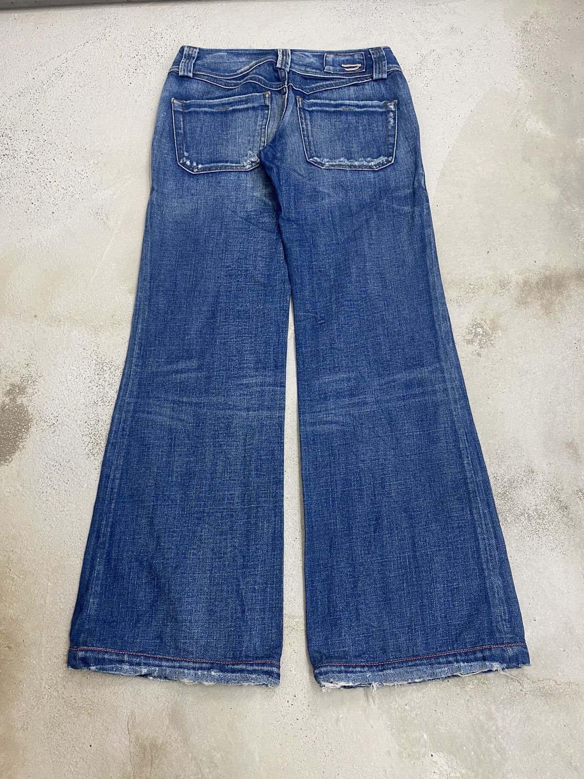 Diesel × JNCO Diesel Italy Designer Style Baggy Loose Fit Low Rise Size US 27 - 9 Thumbnail