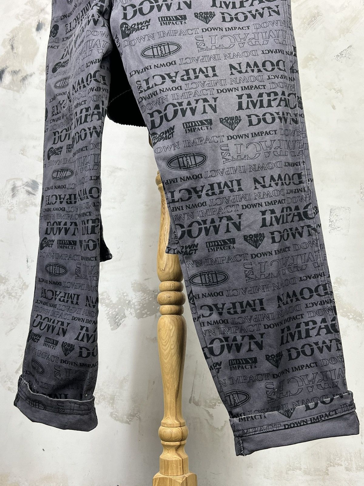 Vintage Vintage Down Impact All-Over Print Denim Overalls 34 M - L Size US 34 / EU 50 - 7 Thumbnail