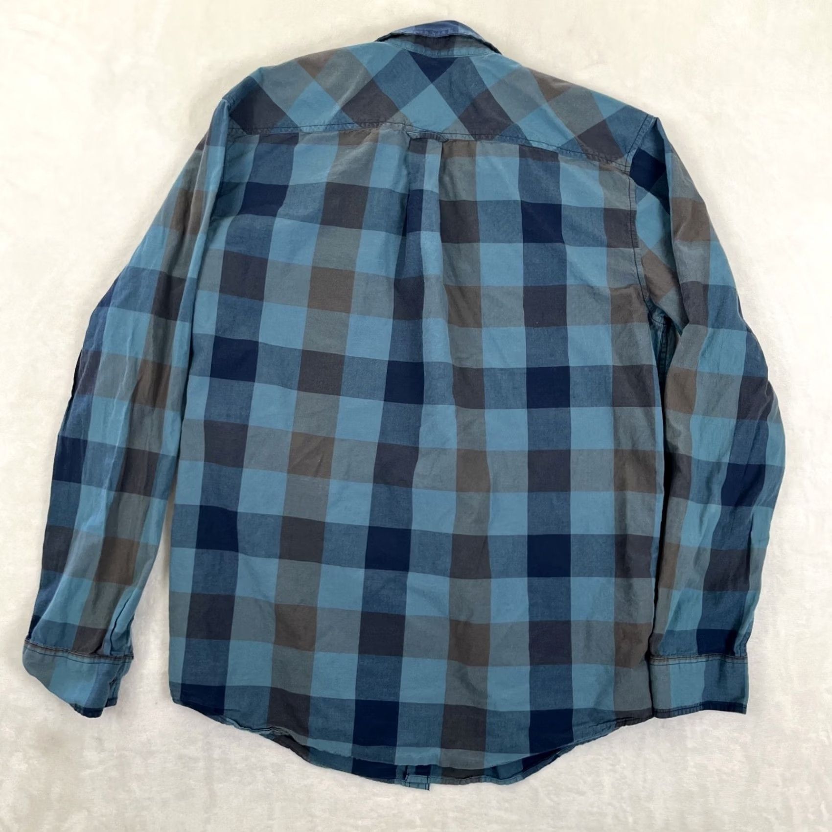 Quiksilver Quiksilver Shirt Mens 2XL Blue Plaid Long Sleeve Button-Up Casual Y2K Mens Size US XXL / EU 58 / 5 - 6 Thumbnail