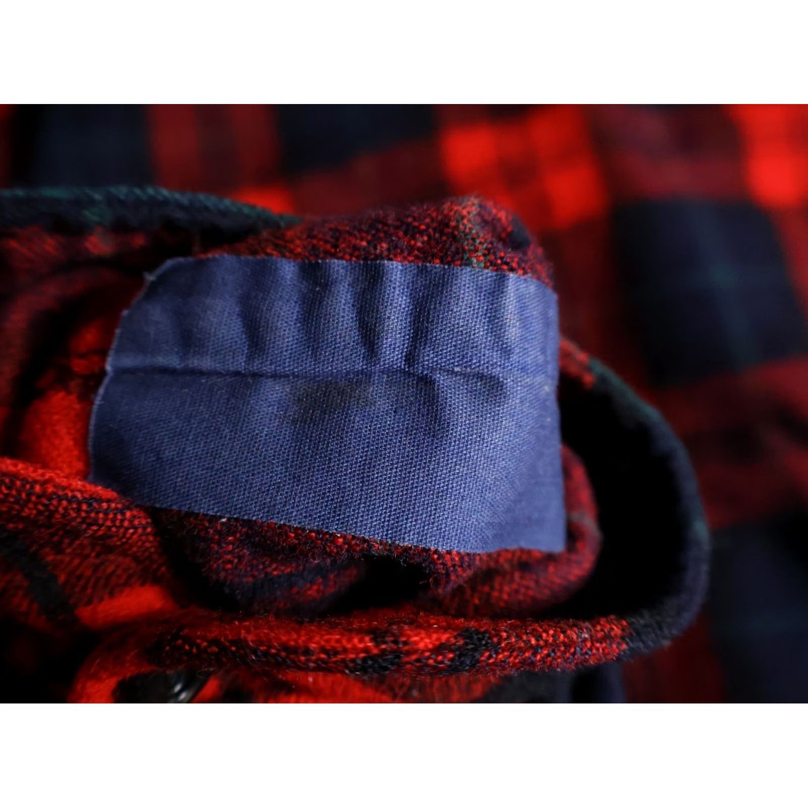 Pendleton VTG Pendleton Wool Flannel Men's 15.5 / Medium Red Blue Plaid Early 60s Tag Shirt 60s Grunge Retro Mens Size US M / EU 48-50 / 2 - 6 Thumbnail