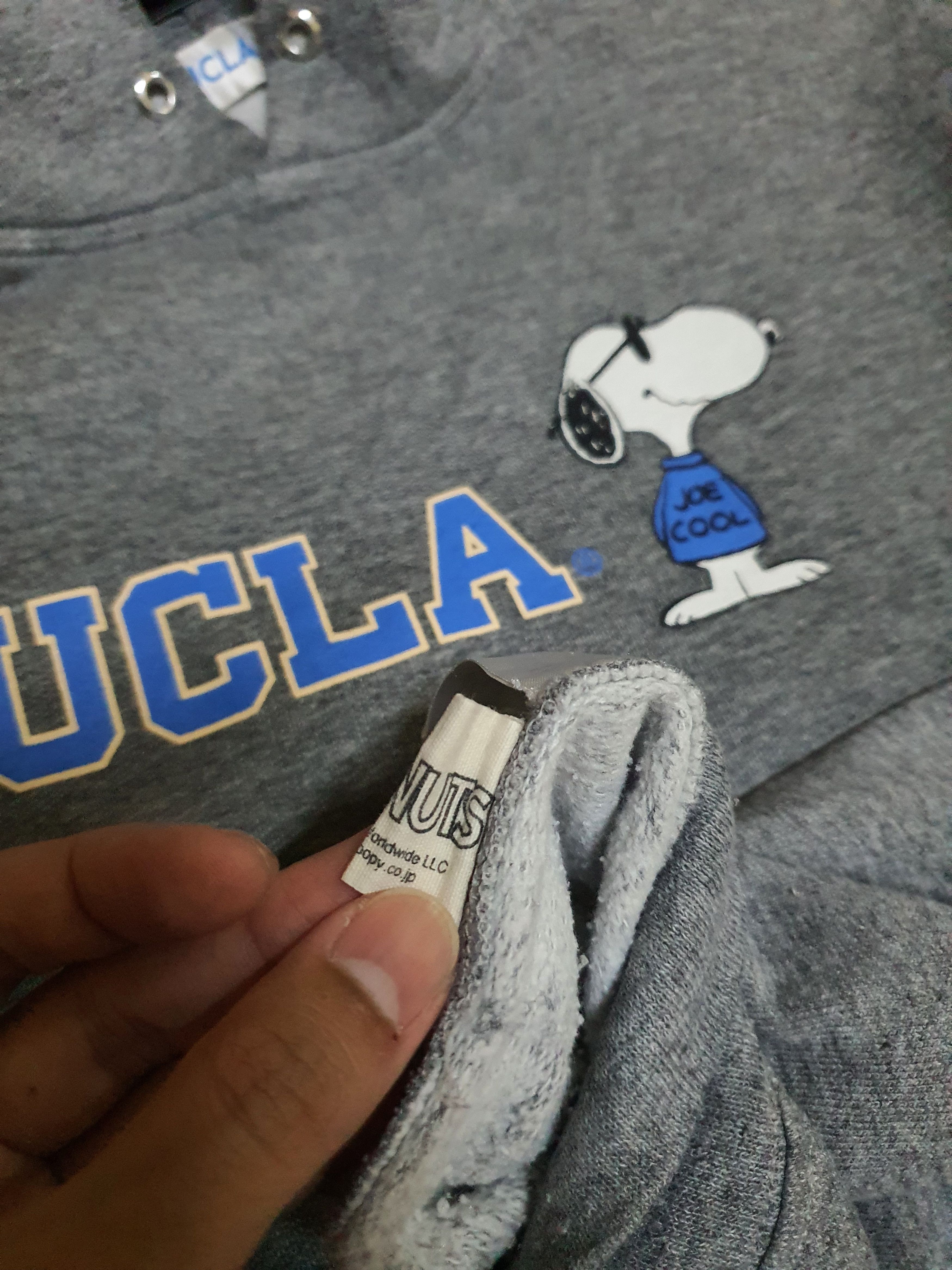 Peanuts vintage Peanuts x UCLA hoodie Size US L / EU 52-54 / 3 - 8 Thumbnail