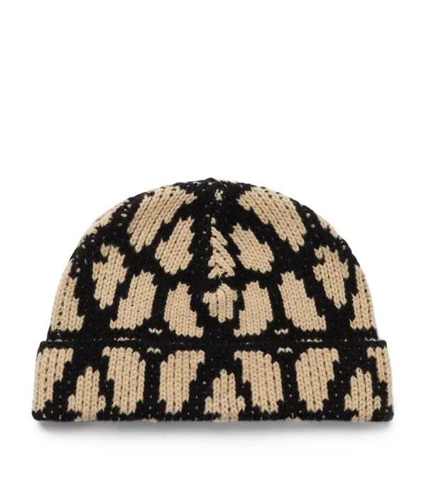 Valentino o1y0525 Size : OS / Cap / Hat in Black/Beige Size ONE SIZE - 2 Thumbnail