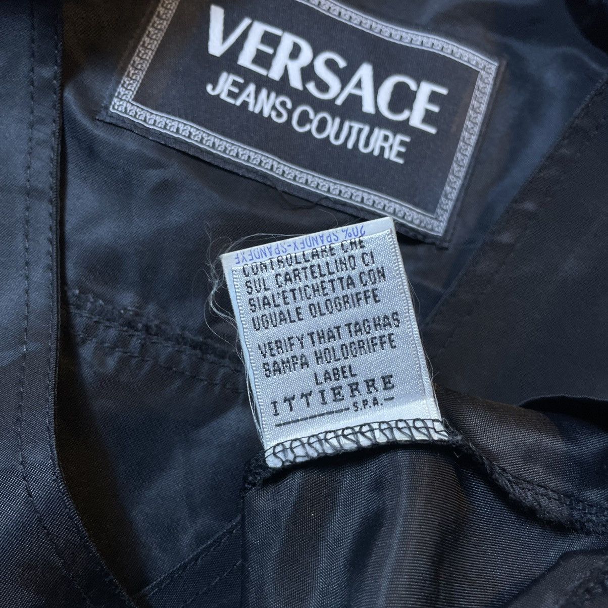 Versace Jeans Couture VERSACE MEDUSA EMBROIDERED VEST Made in ITALY Size XS / US 0-2 / IT 36-38 - 8 Thumbnail