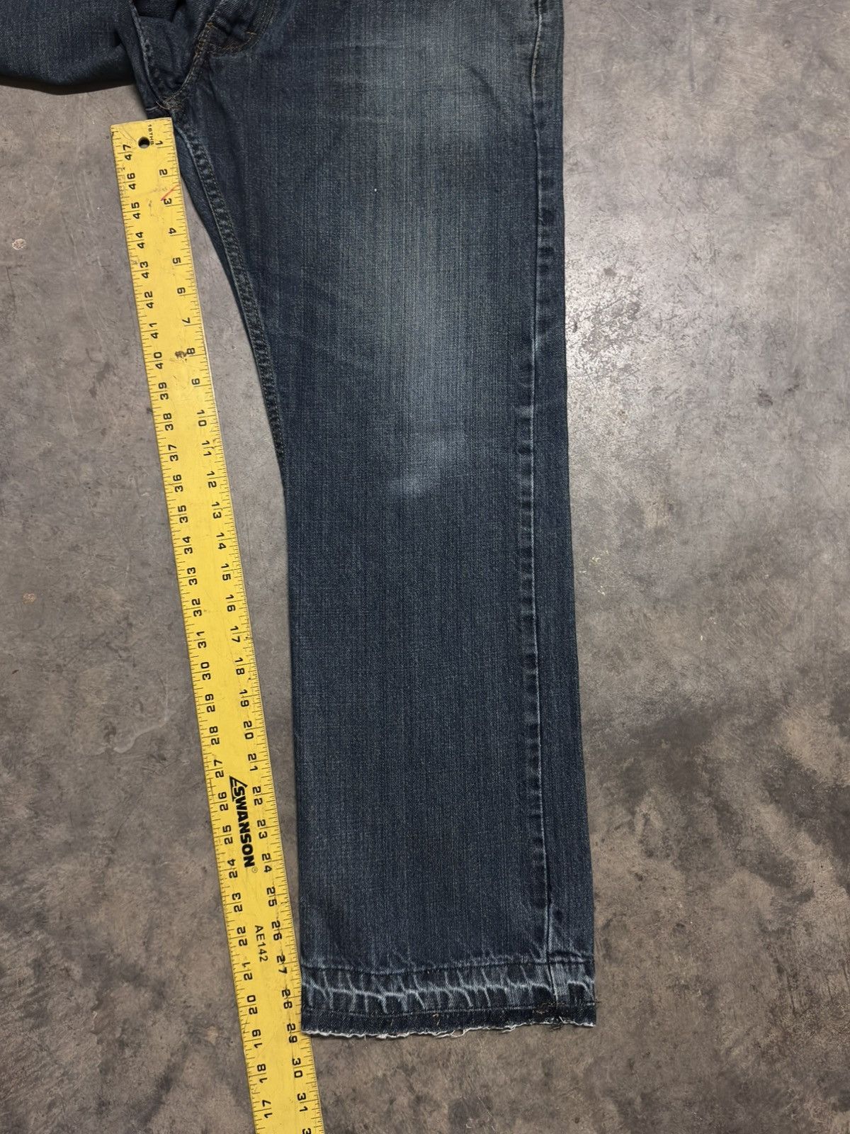 Levi's × Levi's Vintage Clothing Vintage Levis 514 Size 36x29 Distressed Hem Red Tag 90s Y2K Size US 36 / EU 52 - 5 Thumbnail