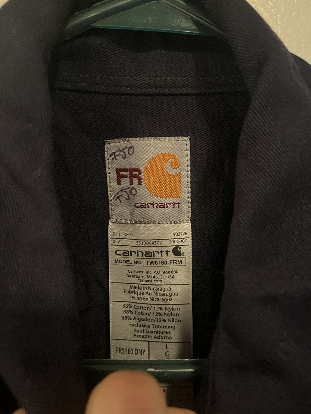 Carhartt Carhartt FR work button up Size US L / EU 52-54 / 3 - 3 Thumbnail