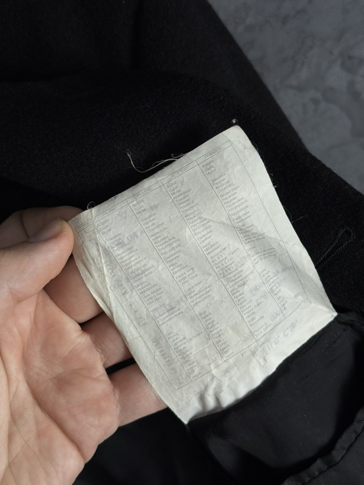 Emporio Armani 90s Vintage Mens EMPORIO ARMANI Black Coat Blazer Wool Italy Size US M / EU 48-50 / 2 - 16 Thumbnail