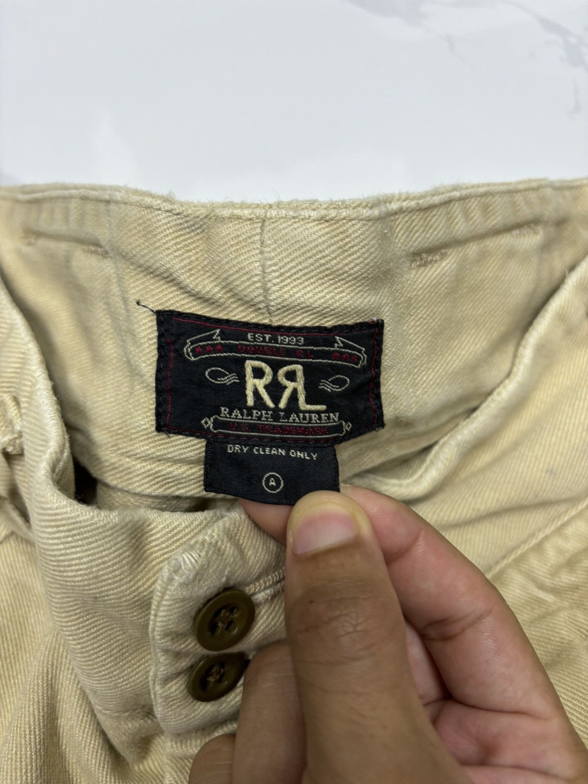 RRL Ralph Lauren × Ralph Lauren RARE VINTAGE RALPH LAUREN MULTI POCKET BAGGY SHORT PANTS Size US 30 / EU 46 - 5 Thumbnail