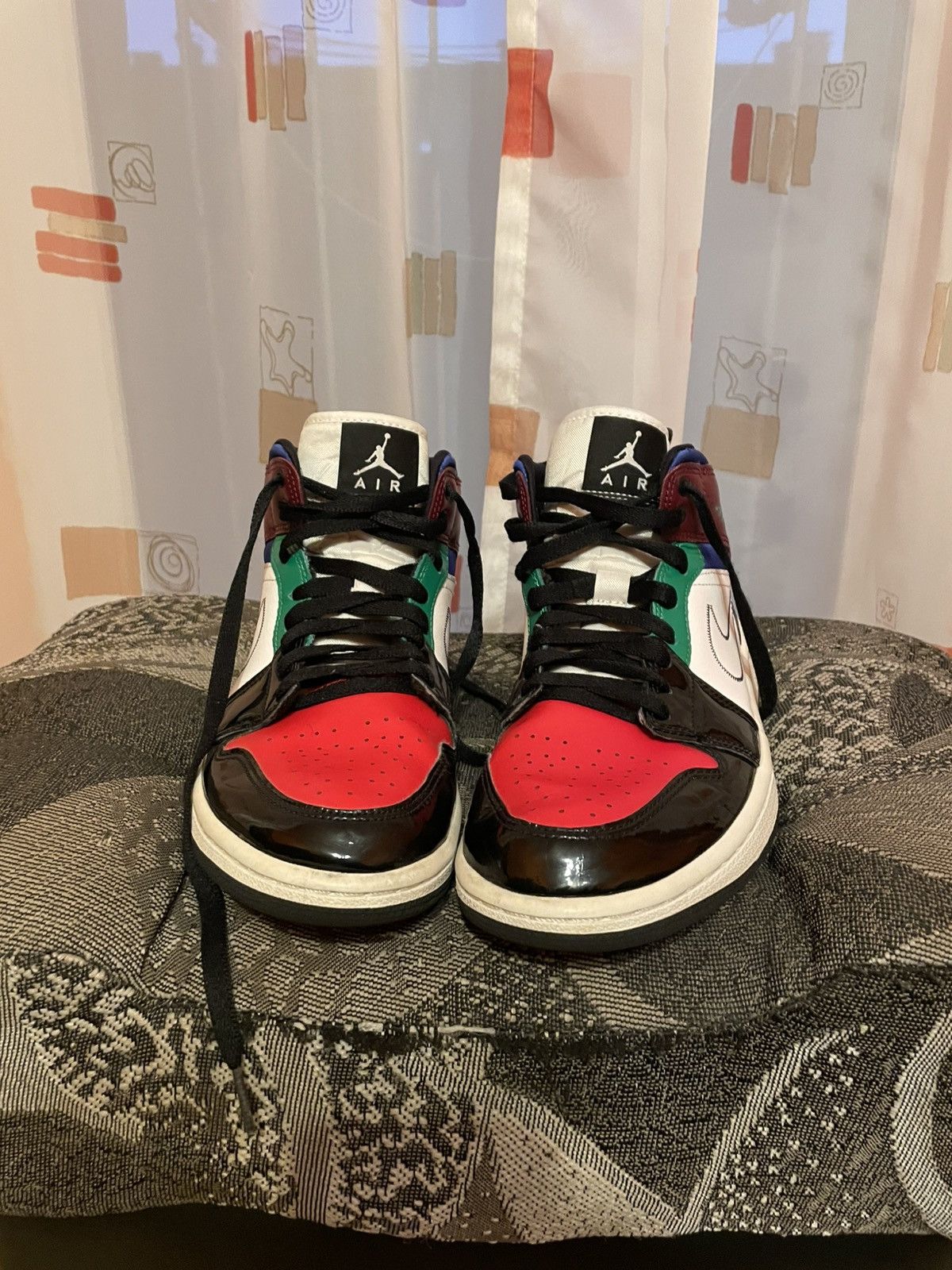 Jordan Brand Air Jordan 1 black deals white university red Size US 8.5 / IT 38.5 - 1 Thumbnail