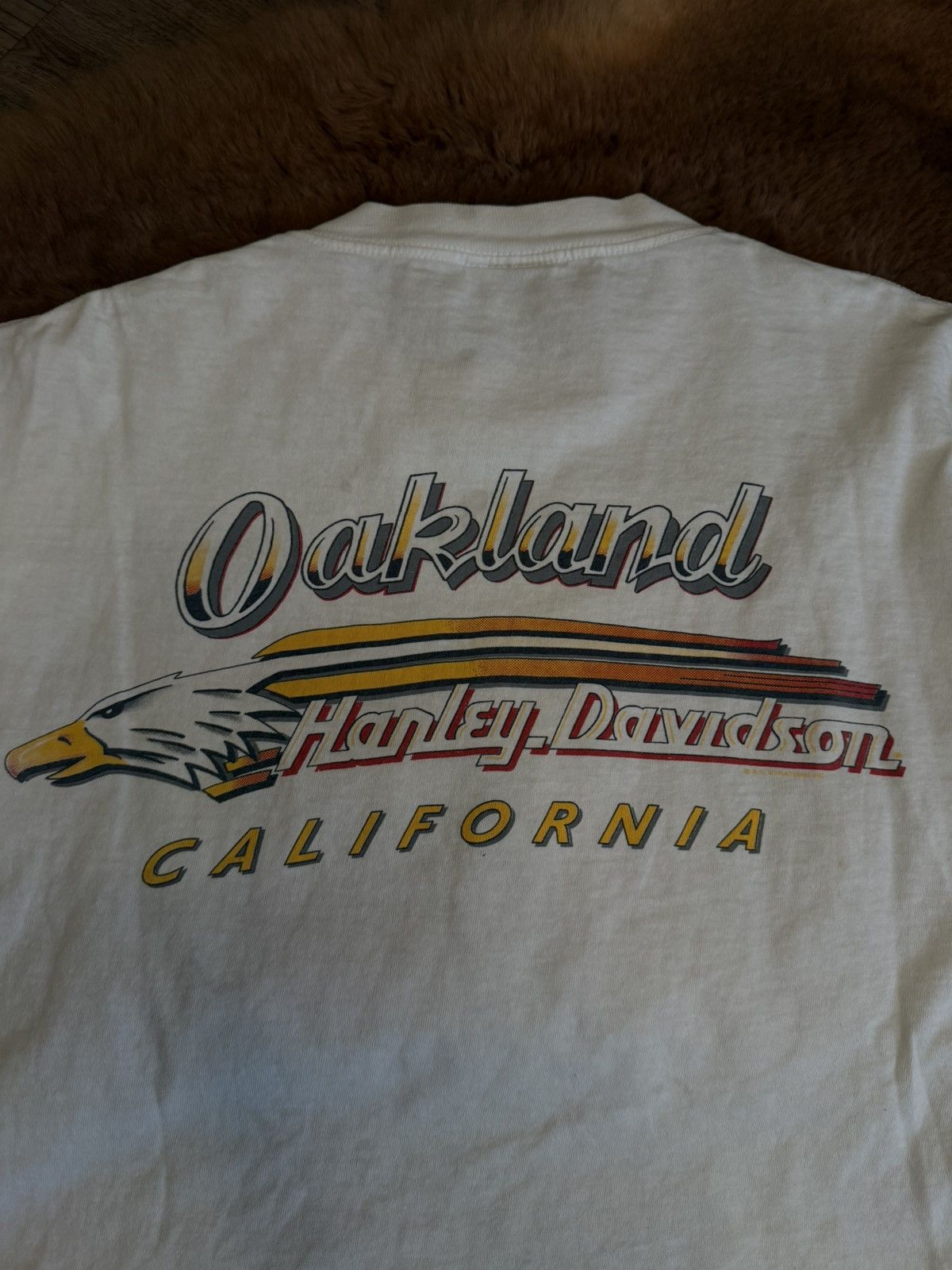Harley Davidson Vintage 1993 Harley-Davidson flames longsleeve Size US XL / EU 56 / 4 - 6 Thumbnail