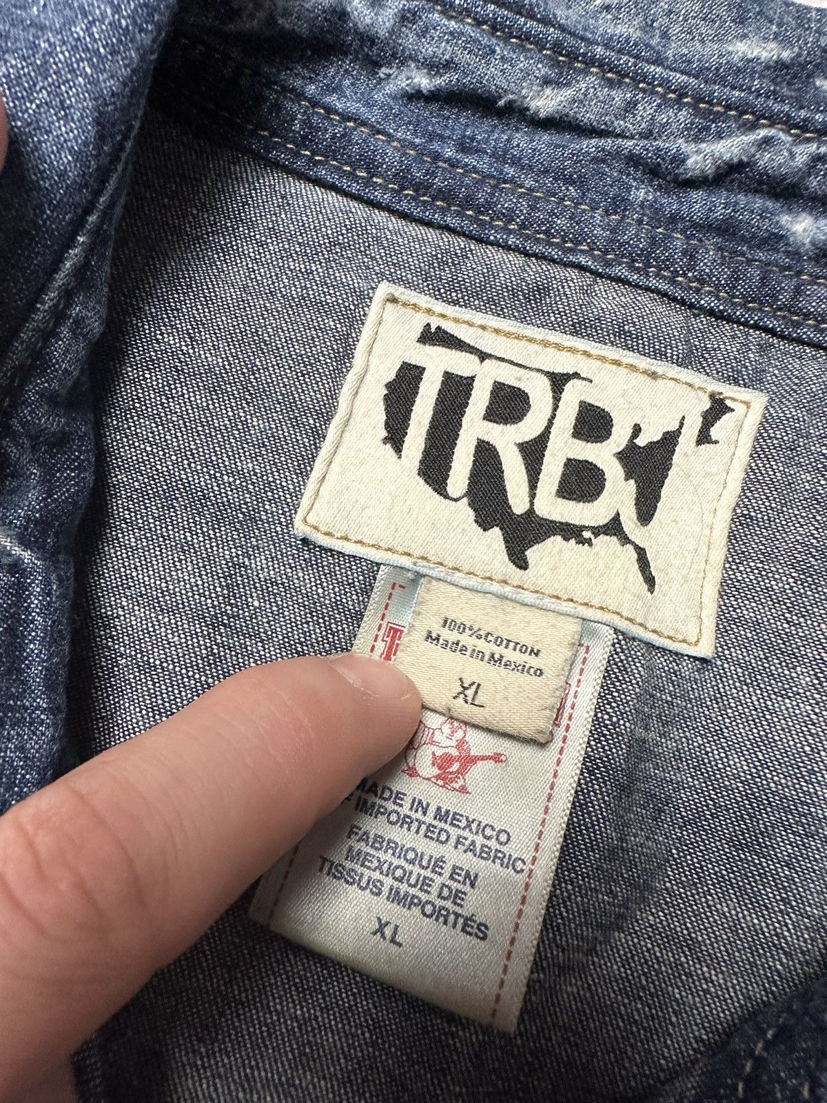 True Religion × Vintage Vintage denim shirt western True Religion rare size XL Size US XL / EU 56 / 4 - 6 Thumbnail