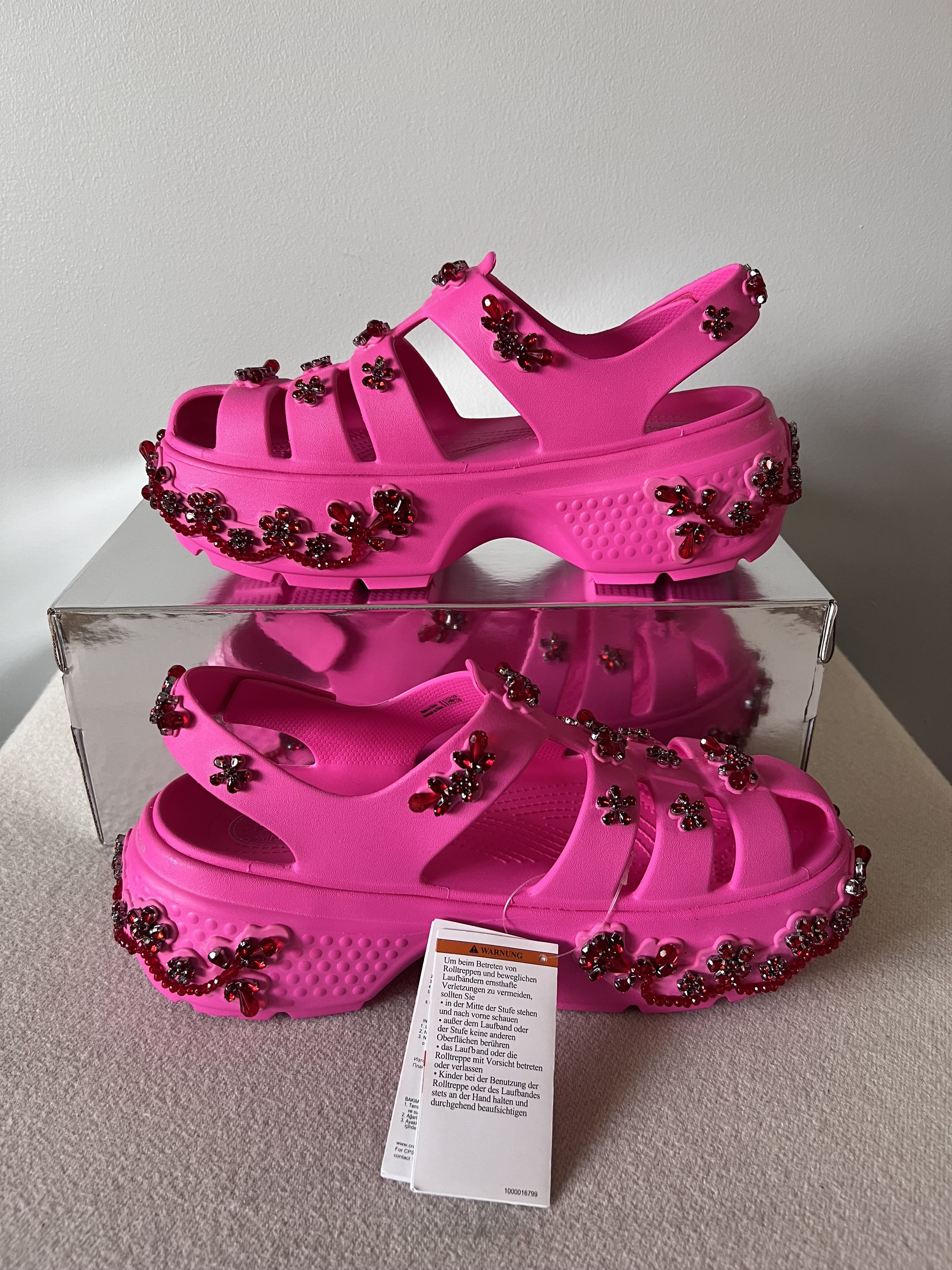 Crocs × Simone Rocha Simone Rocha Crocs Stomp Fisherman Clogs in Pink Size US 11 / IT 41 - 3 Thumbnail