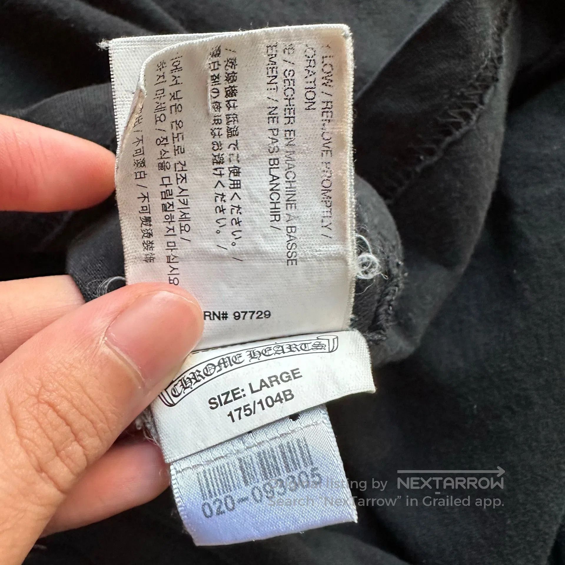 Chrome Hearts Chrome Hearts Jarvis Foti Long Sleeve. Size US L / EU 52-54 / 3 - 6 Thumbnail