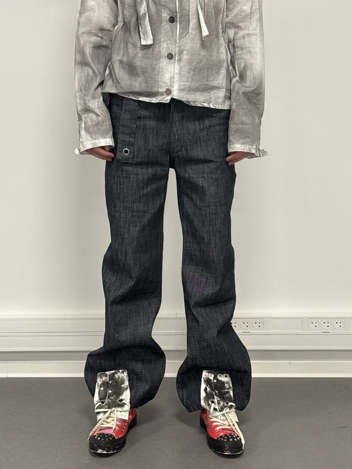 Other Flared waxed jeans bootcut Size US 26 / EU 42 - 2 Thumbnail