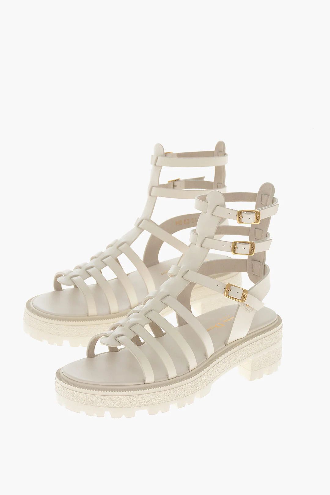 Dior o1mm0326 Leather Sandals in White Size US 8 / IT 38 - 2 Thumbnail
