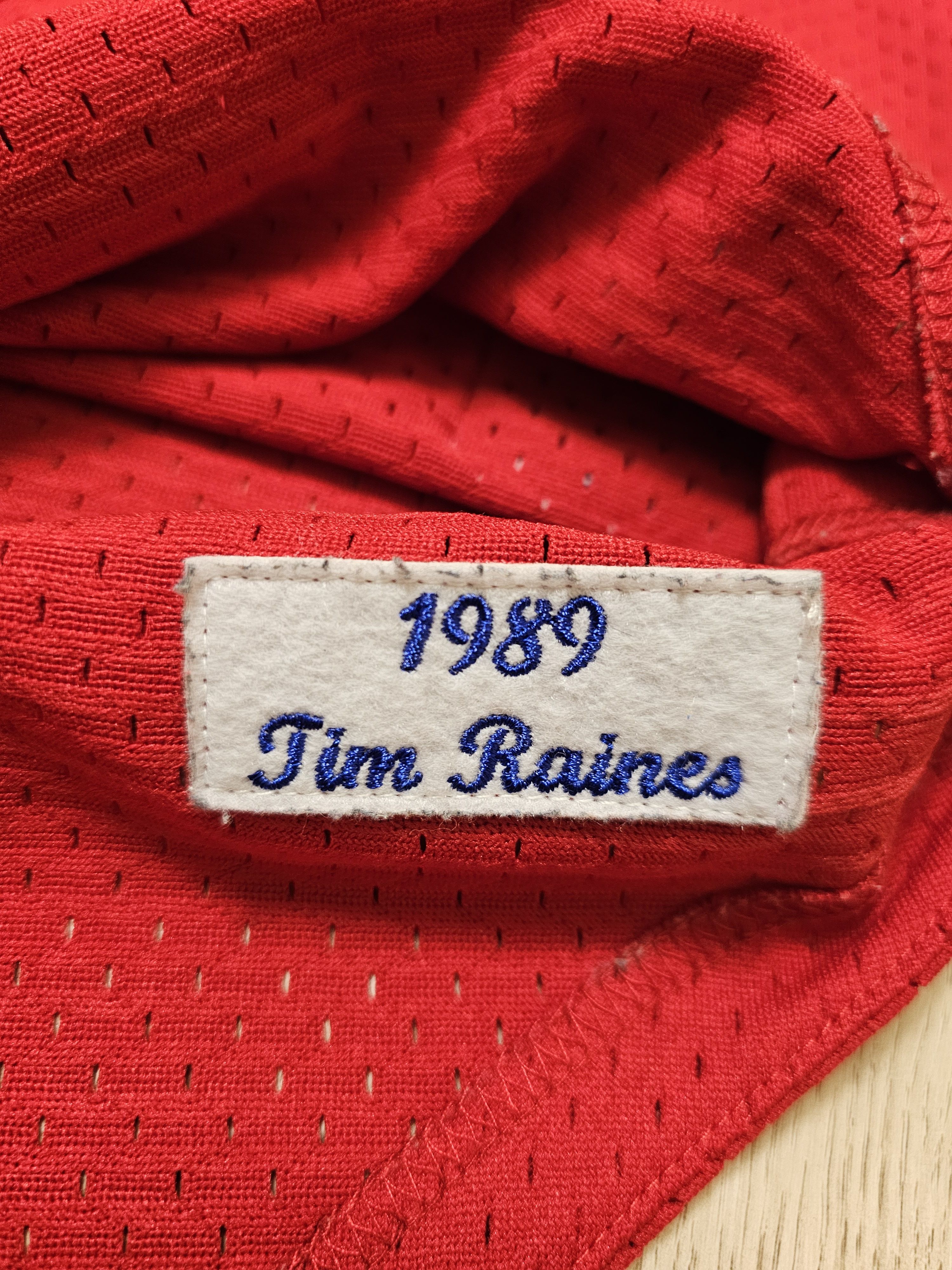 Mitchell & Ness × Vintage MONTREAL EXPOS JERSEY TIM RAINES 1989 RARE BASEBALL JERSEY Size US S / EU 44-46 / 1 - 7 Thumbnail