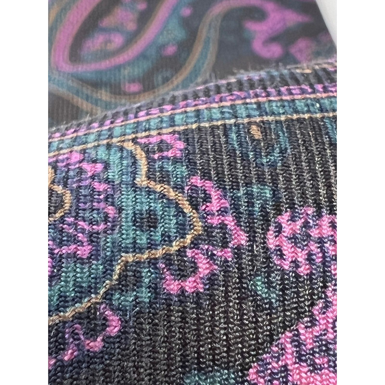 Robert Talbott Robert Talbott Men's Tie USA Made Black Paisley Silk Necktie Size ONE SIZE - 5 Thumbnail