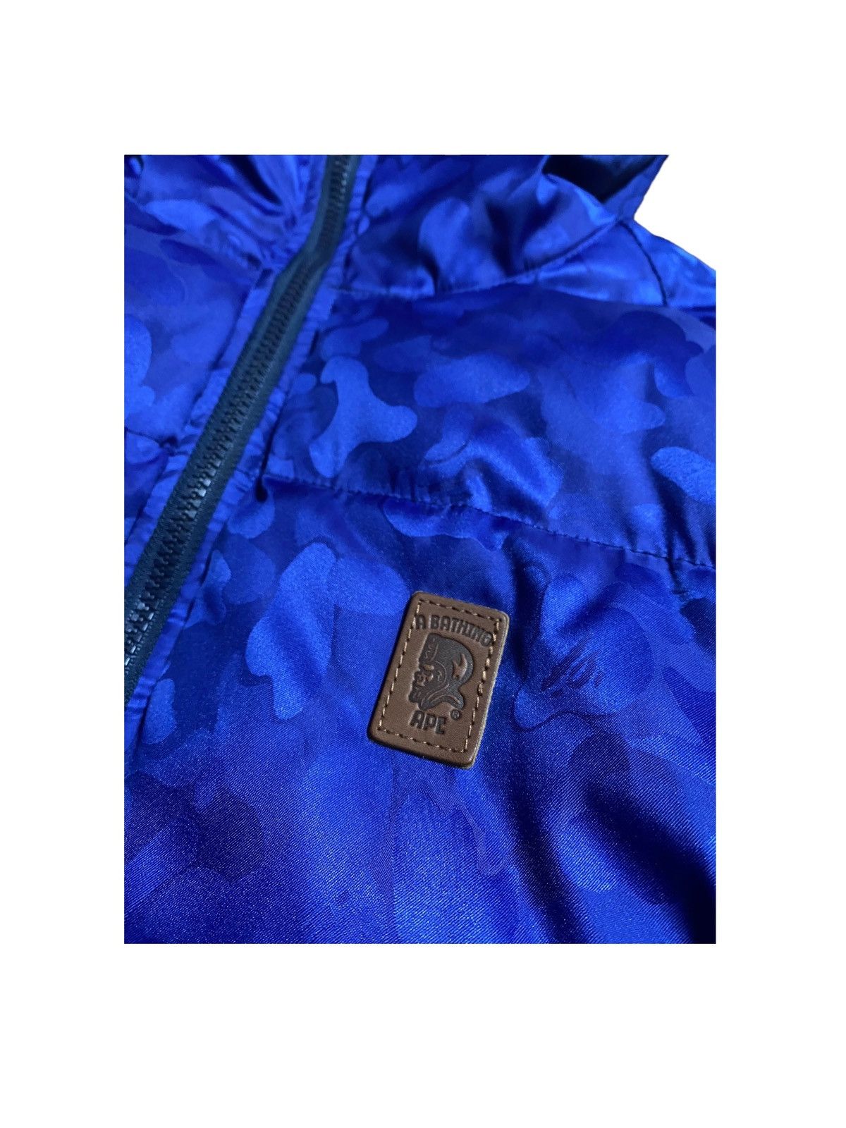 Bape Jacquard Camo Hoodie Down Jacket Size US XL / EU 56 / 4 - 2 Thumbnail