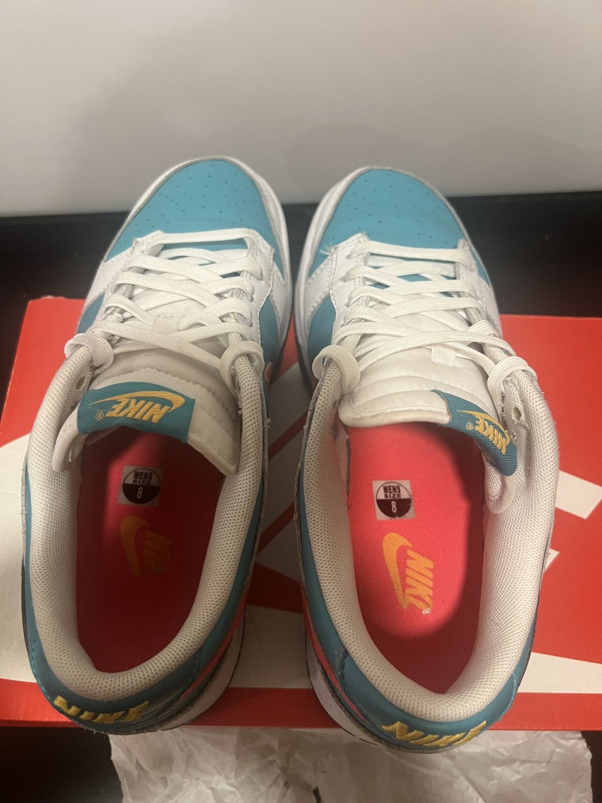 Nike SIZE 8 MEN - Nike Dunk Low Retro Dusty Cactus Thunder Blue Size US 8 / EU 41 - 6 Thumbnail