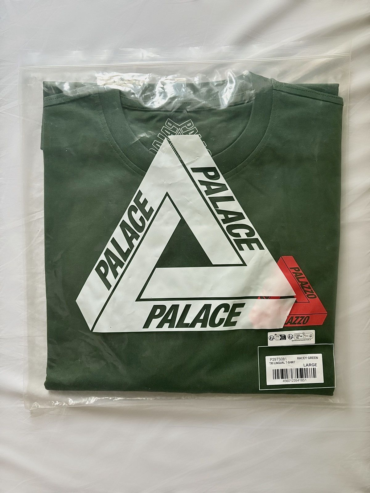Palace Palace Tri Lingual T-Shirt, Racey Green, Size L ✅ Size US L / EU 52-54 / 3 - 1 Thumbnail