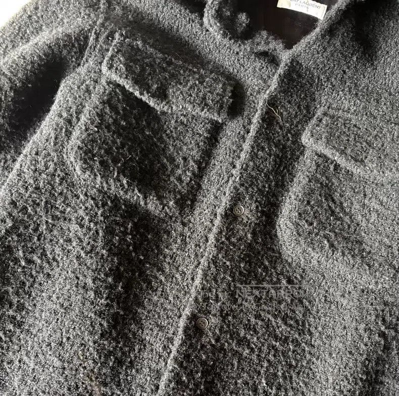 Saint Laurent Paris Saint Laurent Paris Black fluffy lamb jacket Size US XS / EU 42 / 0 - 2 Thumbnail