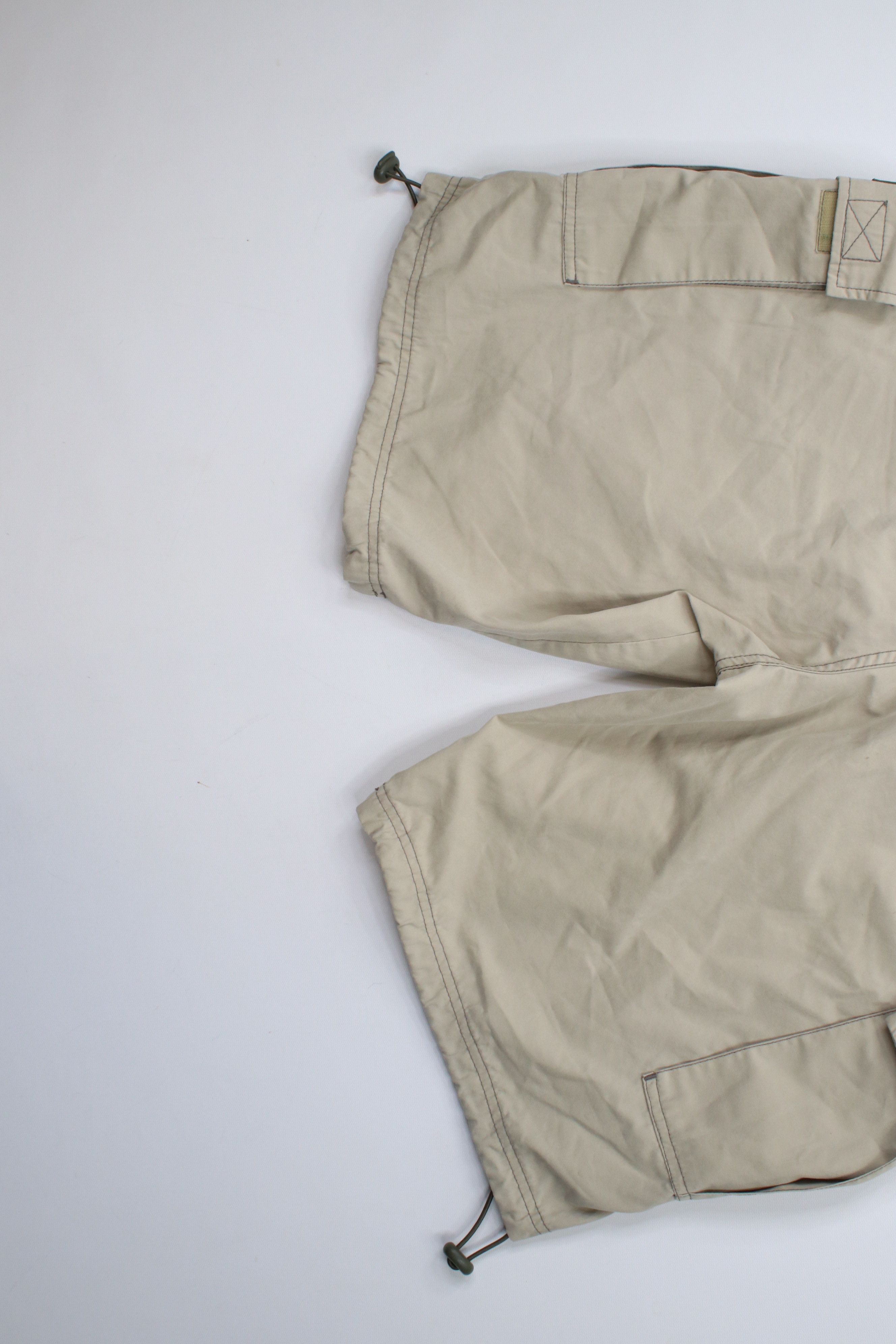 Billabong × Vintage Vintage 90s Y2K Billabong Surfing Baggy Cargo Shorts Beige Size US 32 / EU 48 - 12 Thumbnail