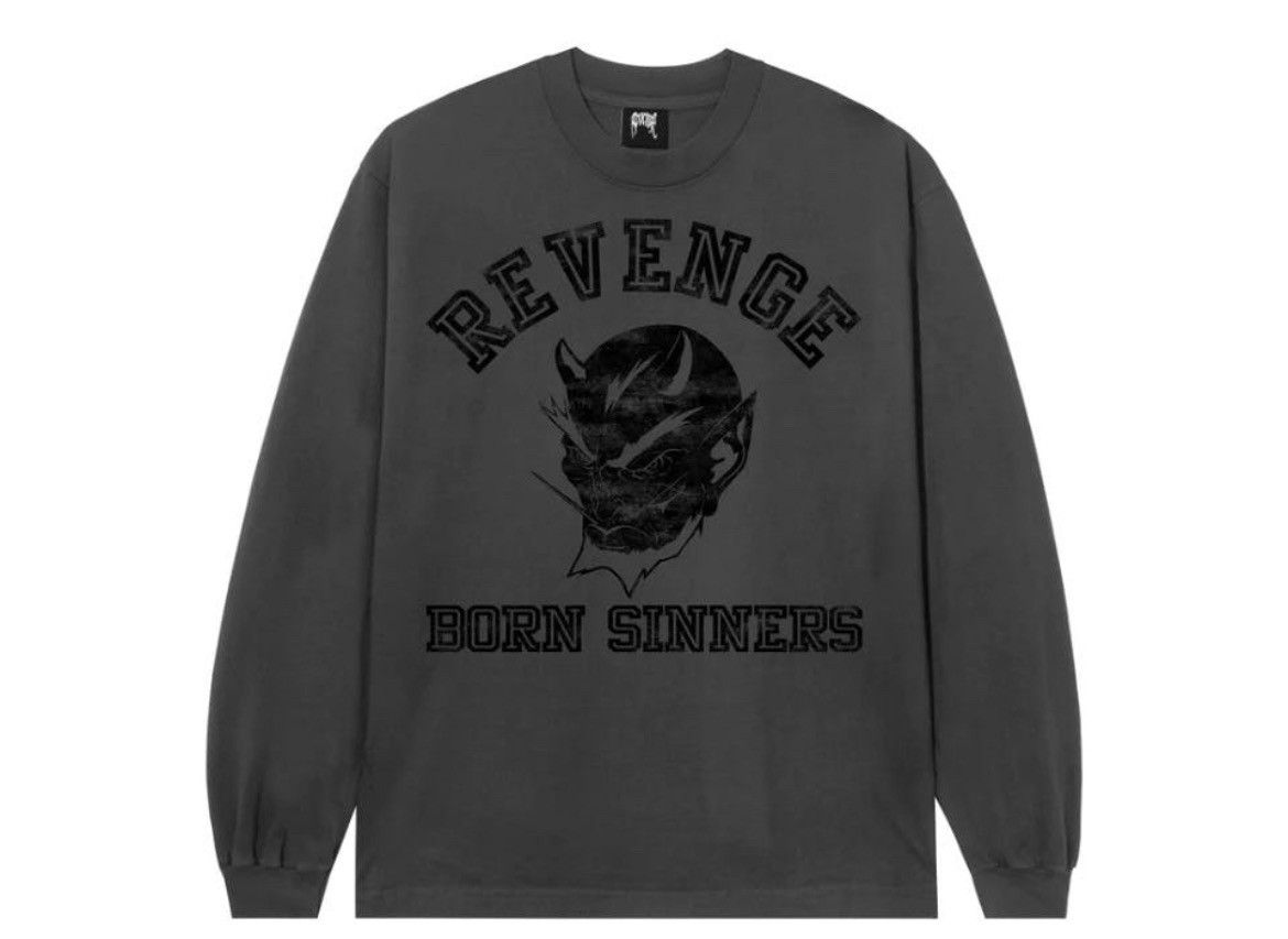 Revenge BORN SINNERS LONG SLEEVE VINTAGE BLACK Size US L / EU 52-54 / 3 - 1 Thumbnail