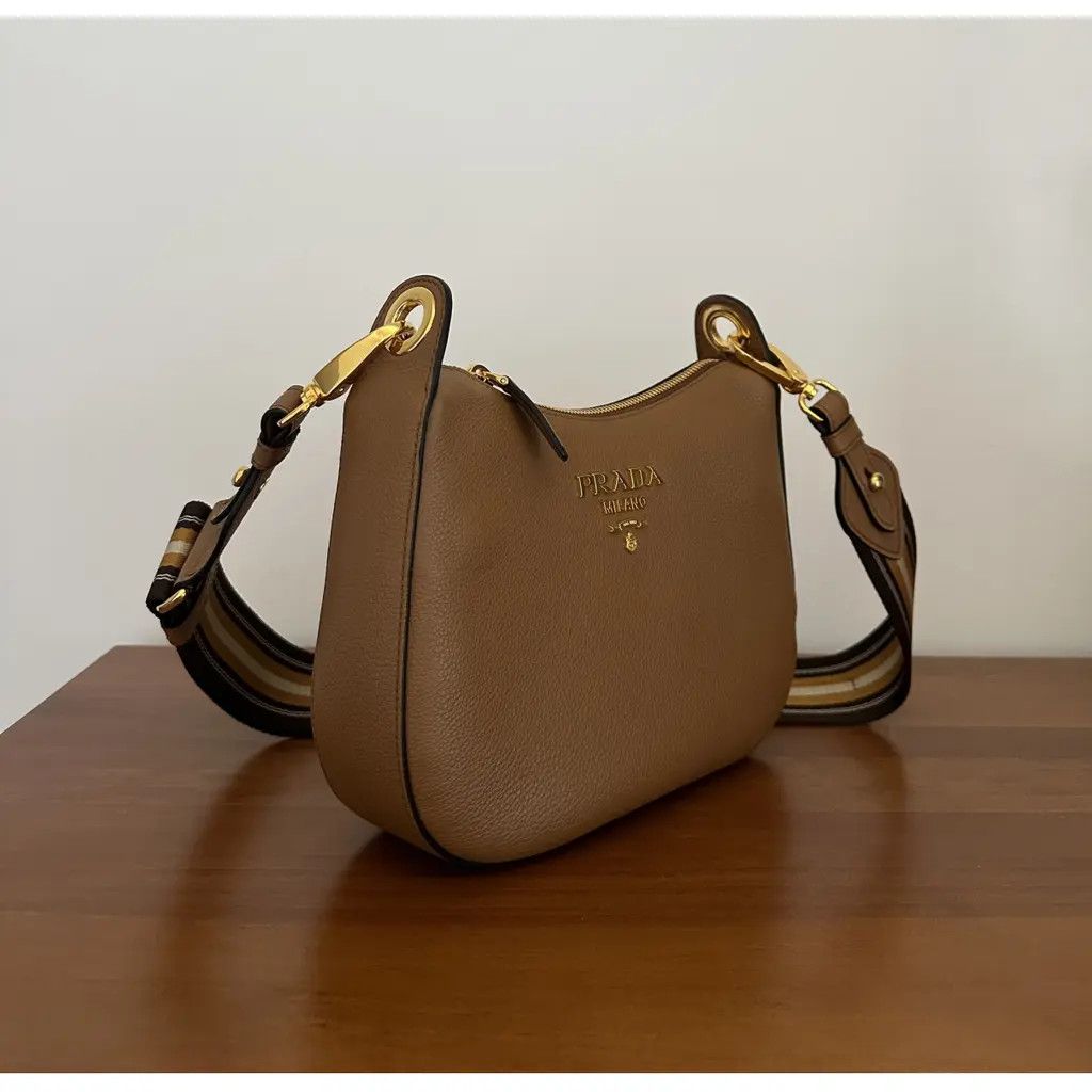 Prada o1srvl11e0624 Size: OS / Shoulder Bag in Camel Size ONE SIZE - 6 Thumbnail