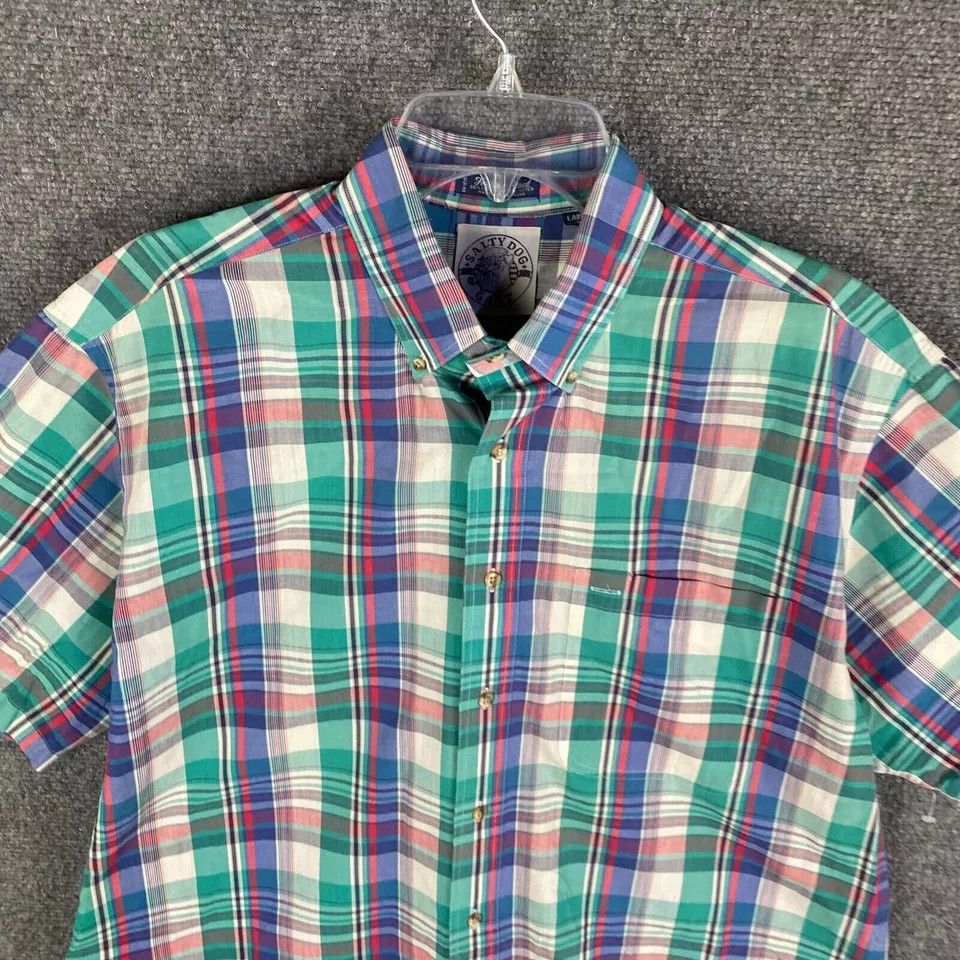 Gant Salty Dog Gant Button Down Shirt Men's Foxhunt Plaid L Size US L / EU 52-54 / 3 - 2 Thumbnail