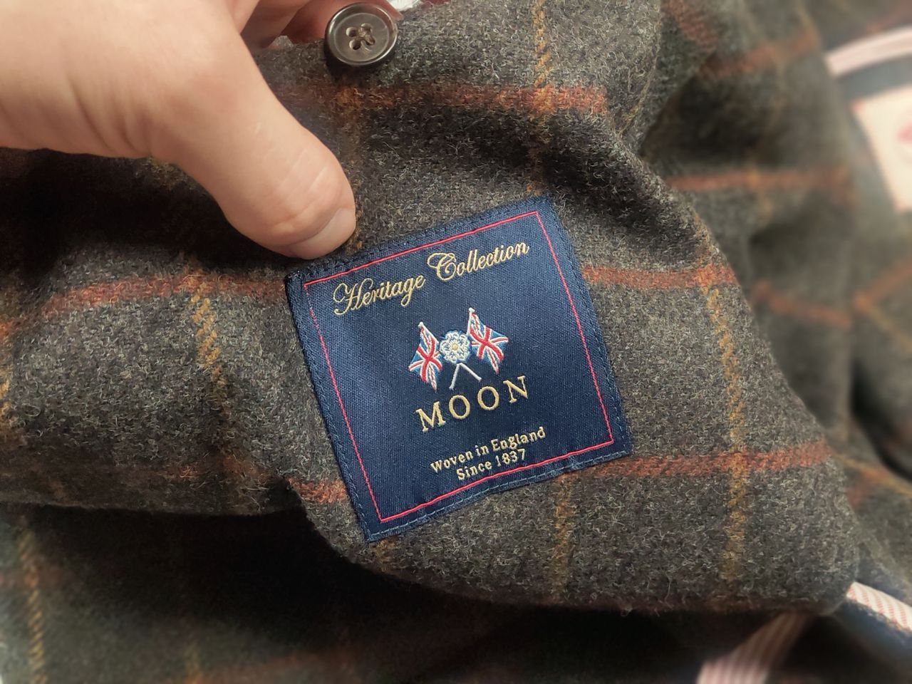 Brooks Brothers Brooks Brothers red fleece heritage Moon wool Blazer Jacket Size 42R - 14 Thumbnail