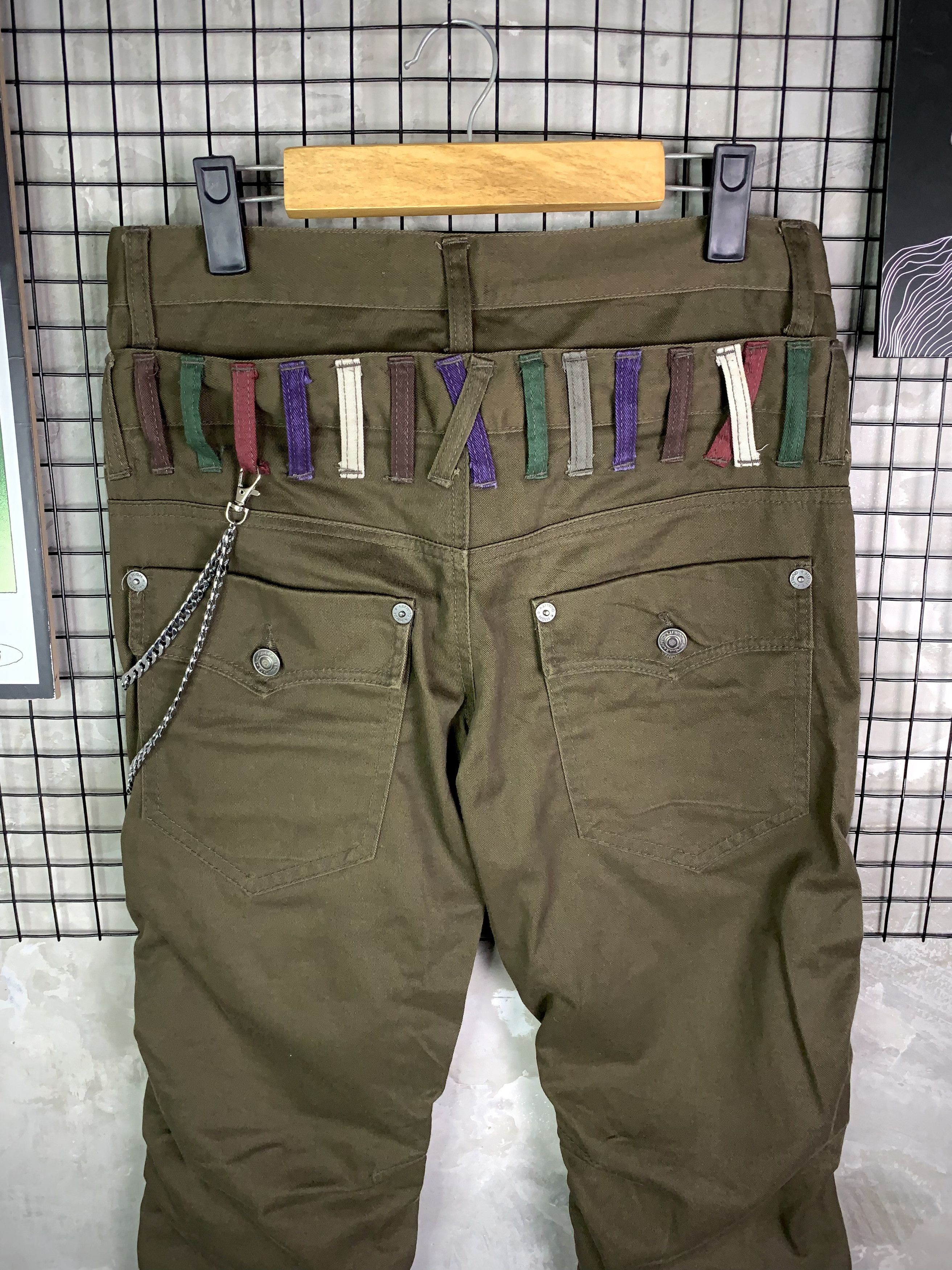 Japanese Brand Nylaus Jeans Mummy Utility Pants Size US 31 - 7 Thumbnail