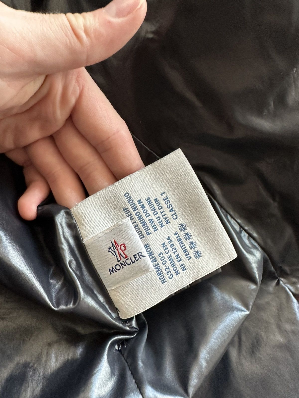 Moncler × Vintage Moncler jacket Black Luxury Size S / US 4 / IT 40 - 10 Thumbnail