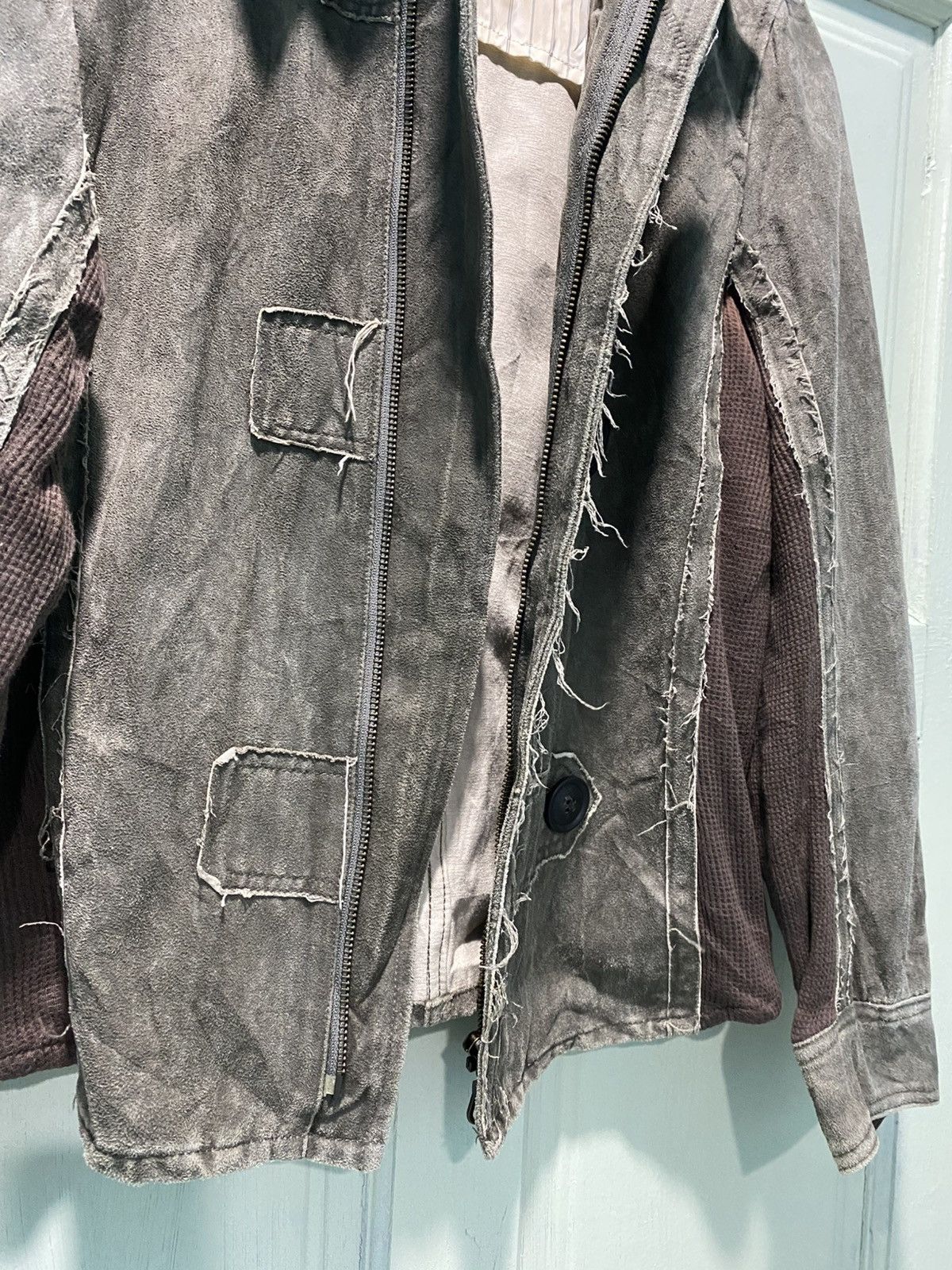 Chevignon Chevignon Avant-Garde Distressed Canvas Jacket Size M / US 6-8 / IT 42-44 - 4 Thumbnail