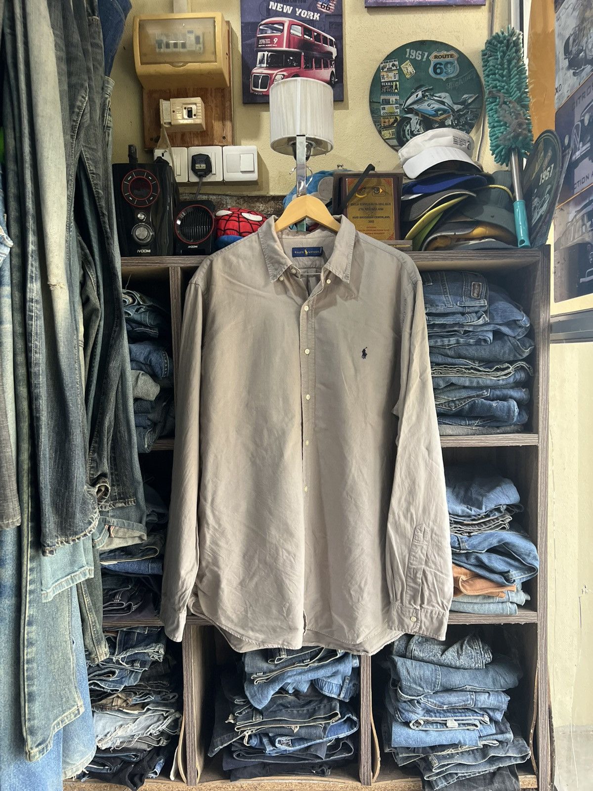 Polo Ralph Lauren 🔥Vintage Polo Ralph Lauren Long Sleeves Shirt Size US XXL / EU 58 / 5 - 1 Thumbnail