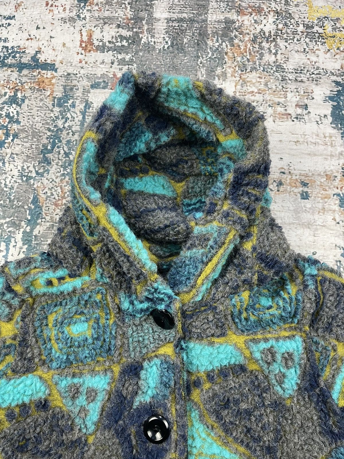 Japanese Brand Miyako Sen-I Hooded Boho Azure Tribe Native Jackets Size ONE SIZE - 9 Thumbnail