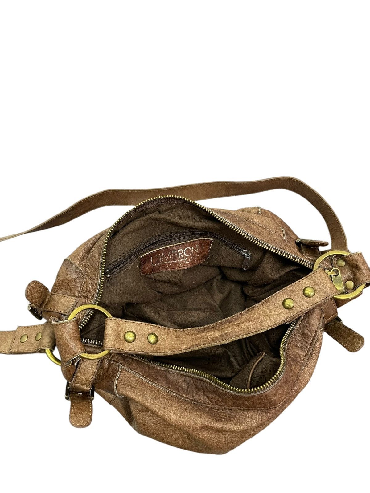 Leather Full Leather Limpronta Italy Tote Shoulder Bag 5🟩 Size ONE SIZE - 21 Thumbnail