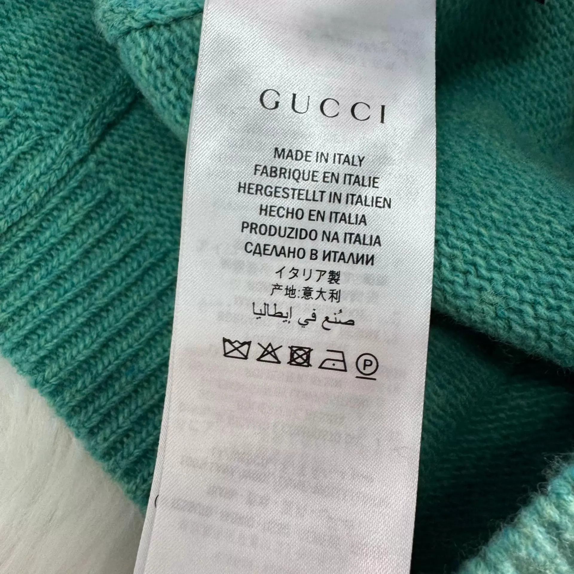 Gucci Gucci Green Wool Sweater Size S / US 4 / IT 40 - 9 Thumbnail