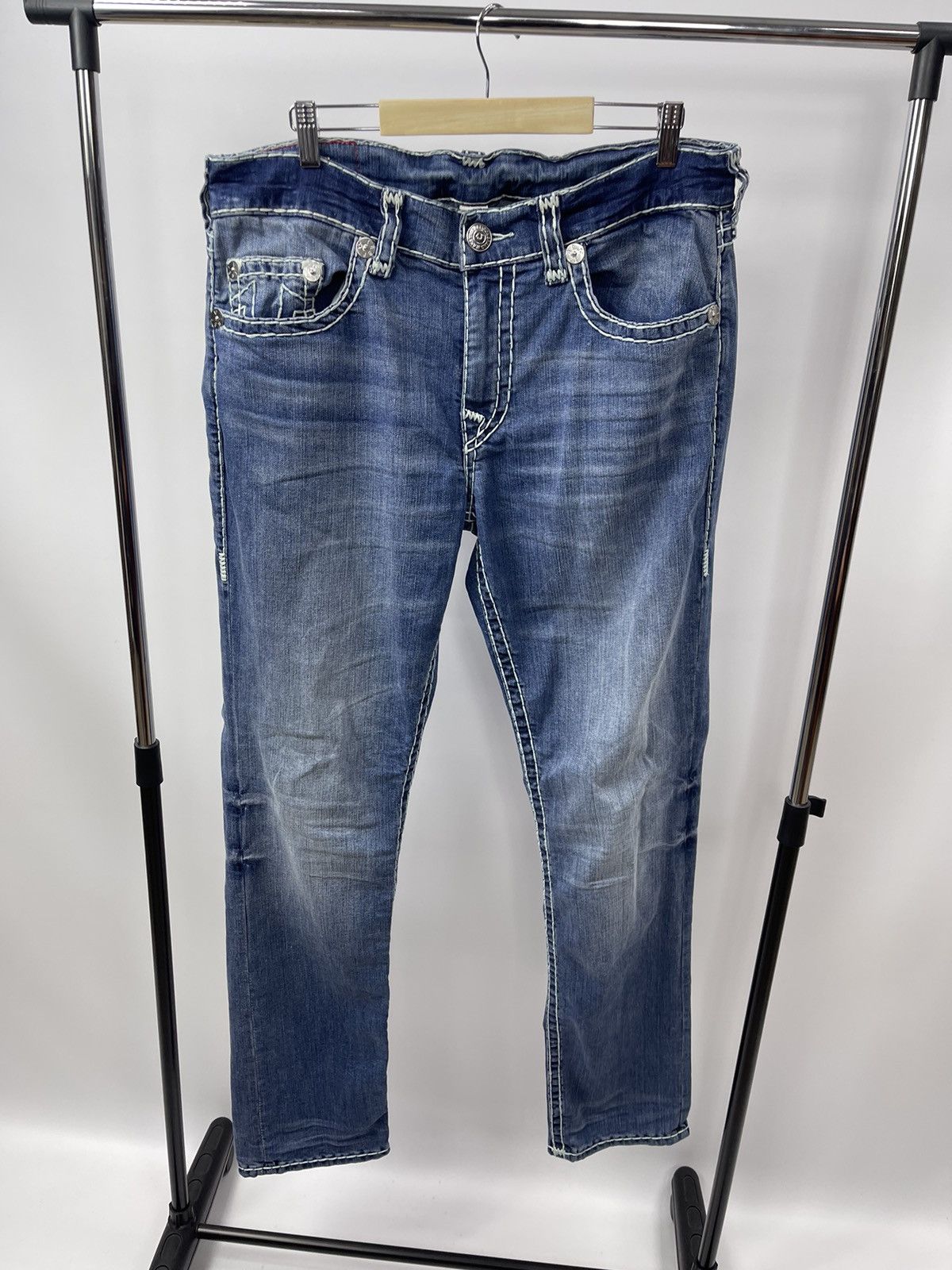 True Religion True Religion Jeans Y2K Denim Size 36 Blue Size US 36 / EU 52 - 4 Thumbnail