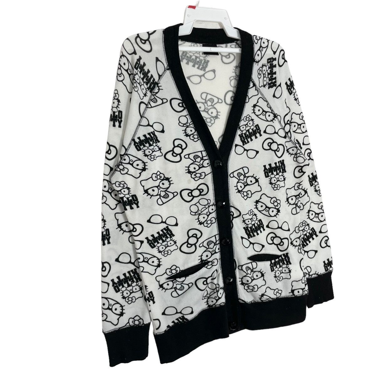 Cartoon Network Vintage Hello Kitty Cartoon Network Japanese Brand Cardigan Size M / US 6-8 / IT 42-44 - 2 Thumbnail