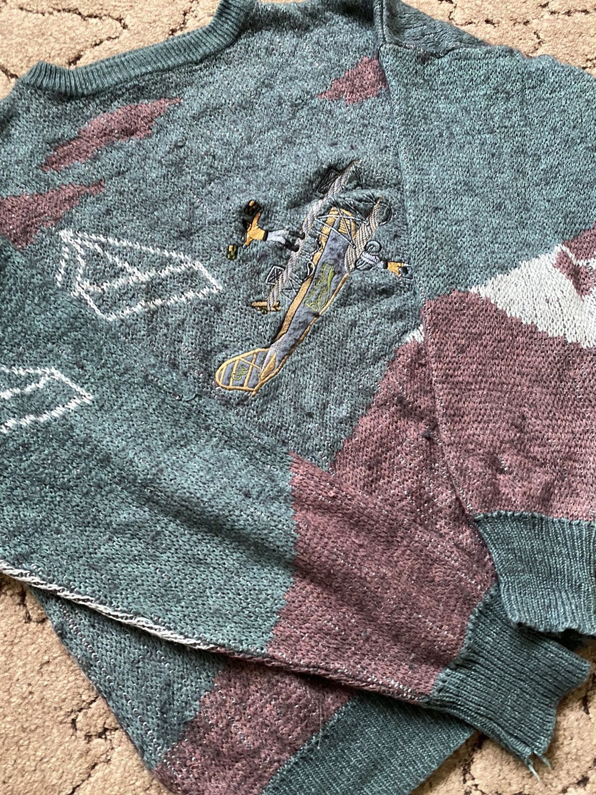 Angelo Litrico × Vintage 🇮🇹VINTAGE Angelo Litrico wool the Barns Storm sweater,y2k Size US M / EU 48-50 / 2 - 2 Thumbnail