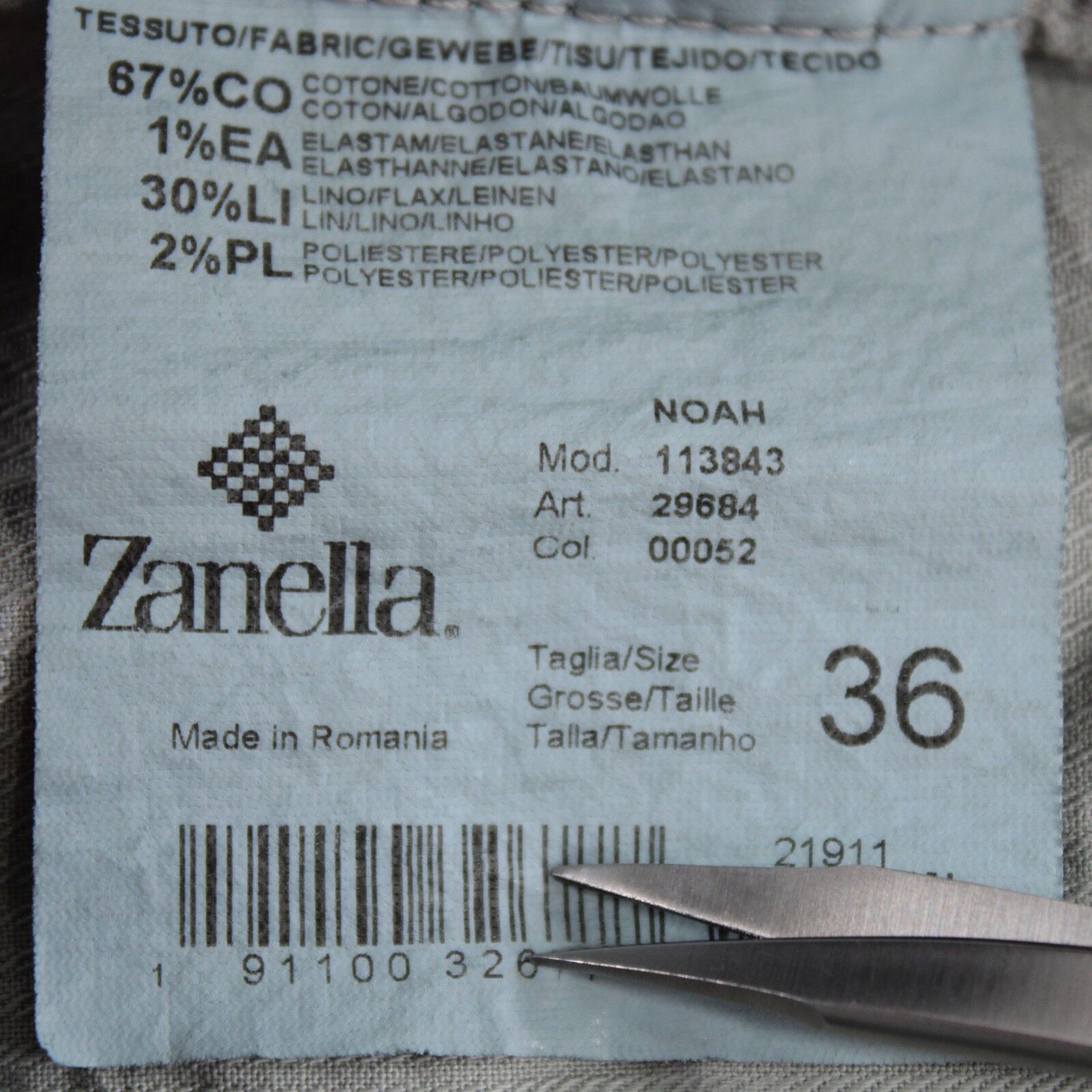Zanella Zanella New with tags Chino Size 36 US In Gray Size US 36 / EU 52 - 7 Thumbnail