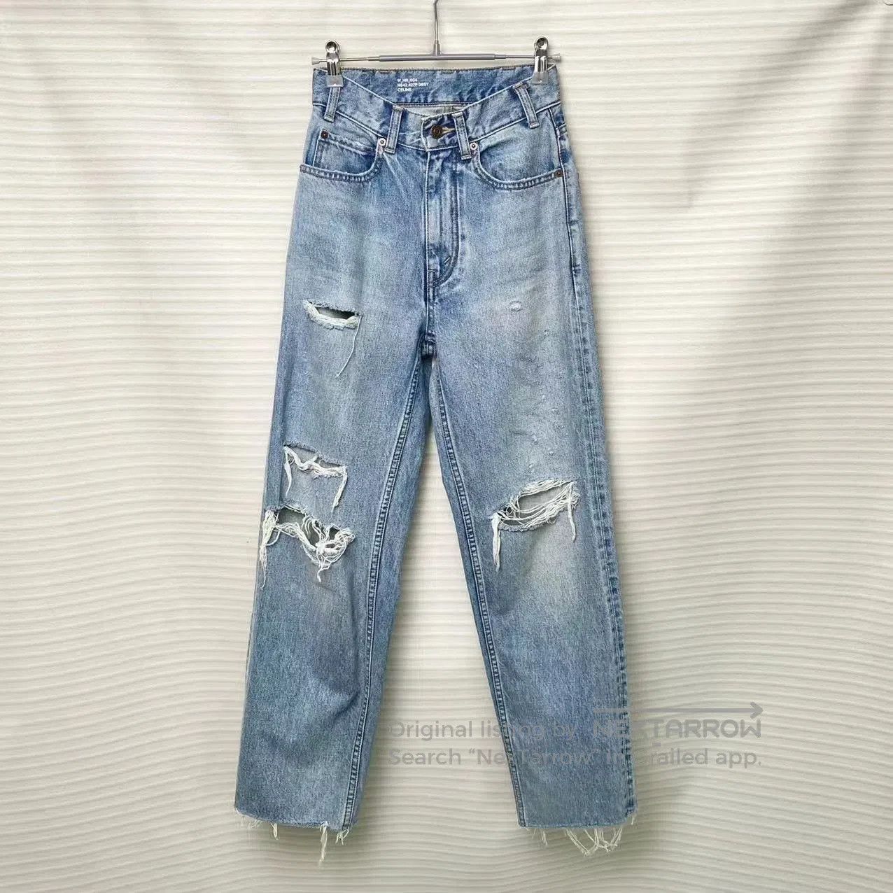 Celine Celine Distressed Denim Jeans. Size 25" / US 0 / IT 36 - 1 Thumbnail
