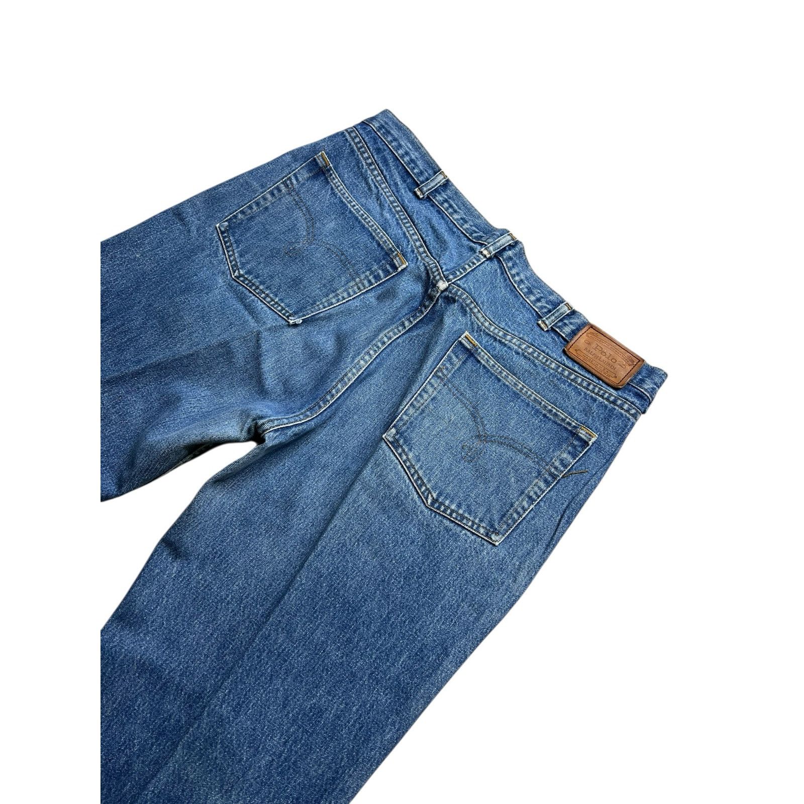 Polo Ralph Lauren Vintage 90s Polo Ralph Lauren Dungarees Jeans Men’s 38x31 Size US 38 / EU 54 - 12 Thumbnail