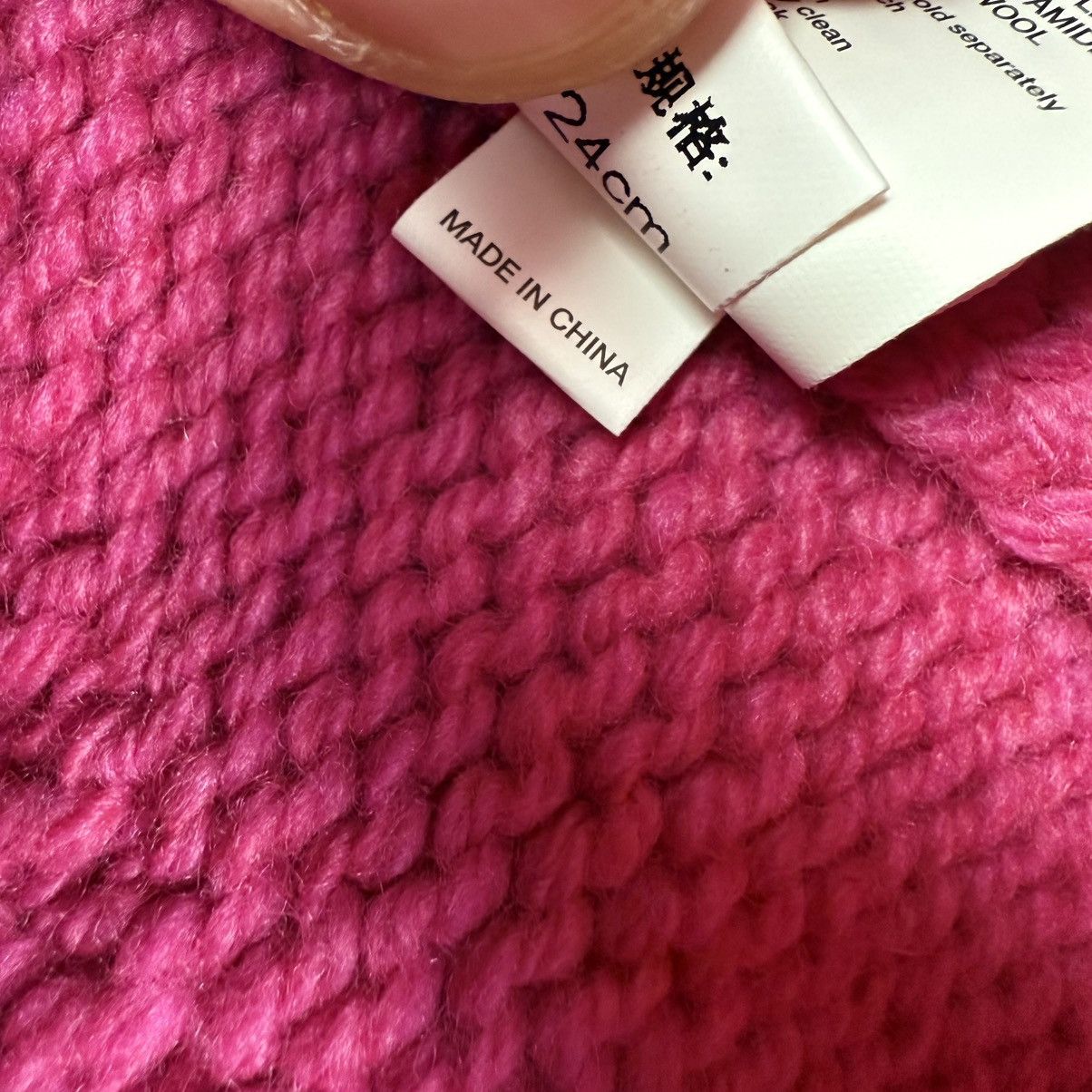 Aape A Bathing Ape Big Logo Knit ‘Pink’ Beanie Size ONE SIZE - 9 Thumbnail