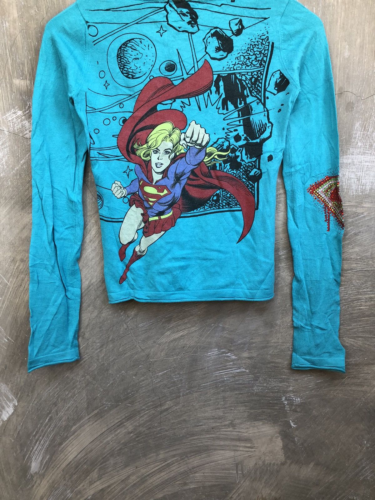 Japanese Brand Y2K Vintage Raw 7 “Superman” Long Sleeve T-shirt Size S / US 4 / IT 40 - 12 Thumbnail