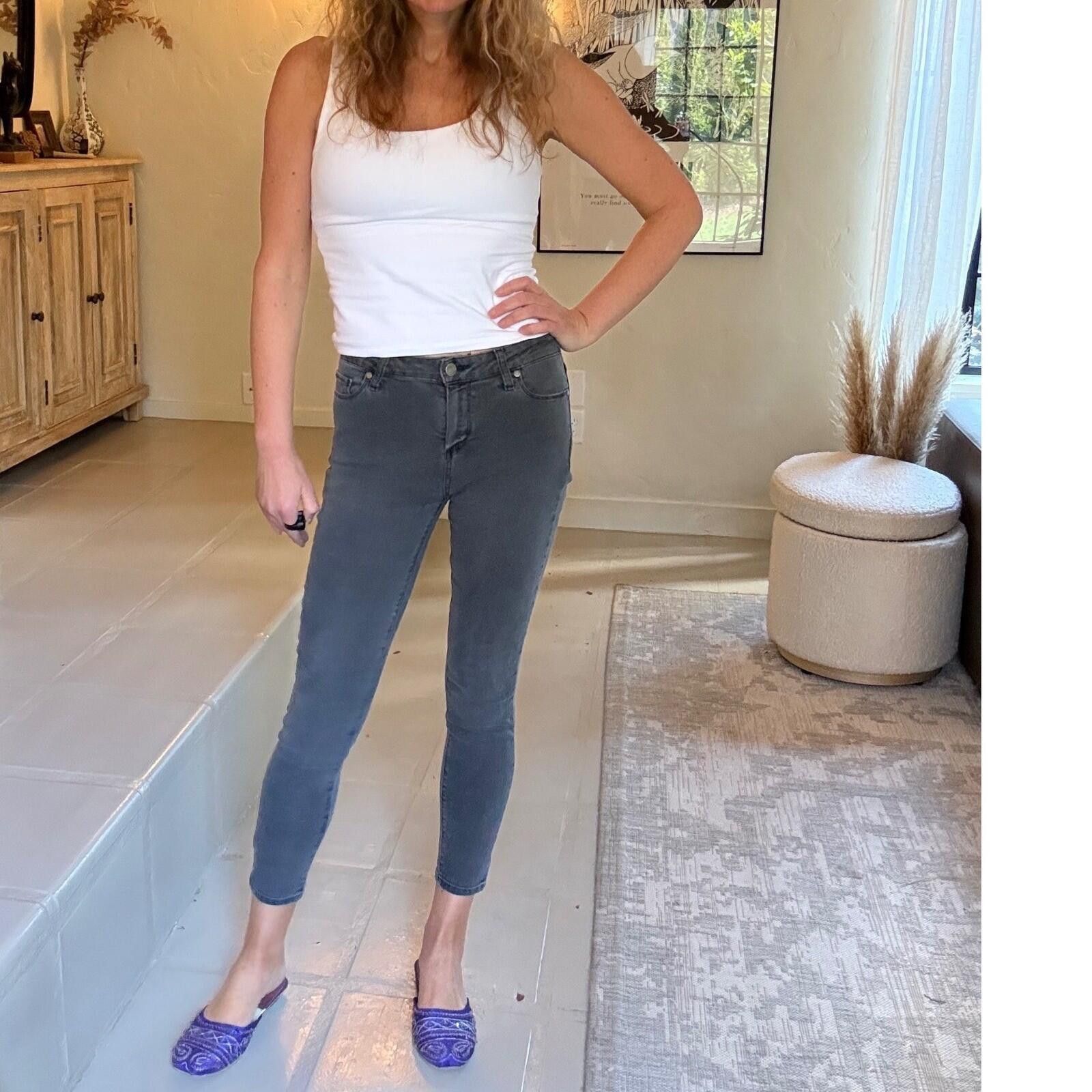 Joe's Joe's Jeans Women Charcoal Grey Skinny Ankle Jeans 29 Size 29" - 1 Thumbnail