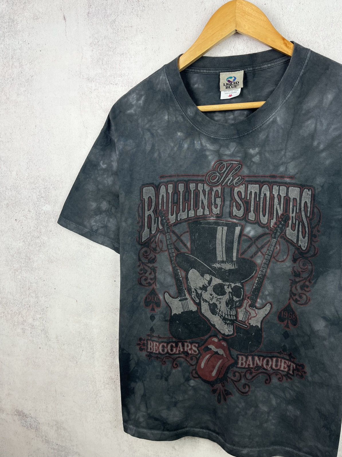 The Rolling Stones Vintage 00's Rolling Stones Beggars Banquet Tie Dye T-Shirt Size US M / EU 48-50 / 2 - 2 Thumbnail
