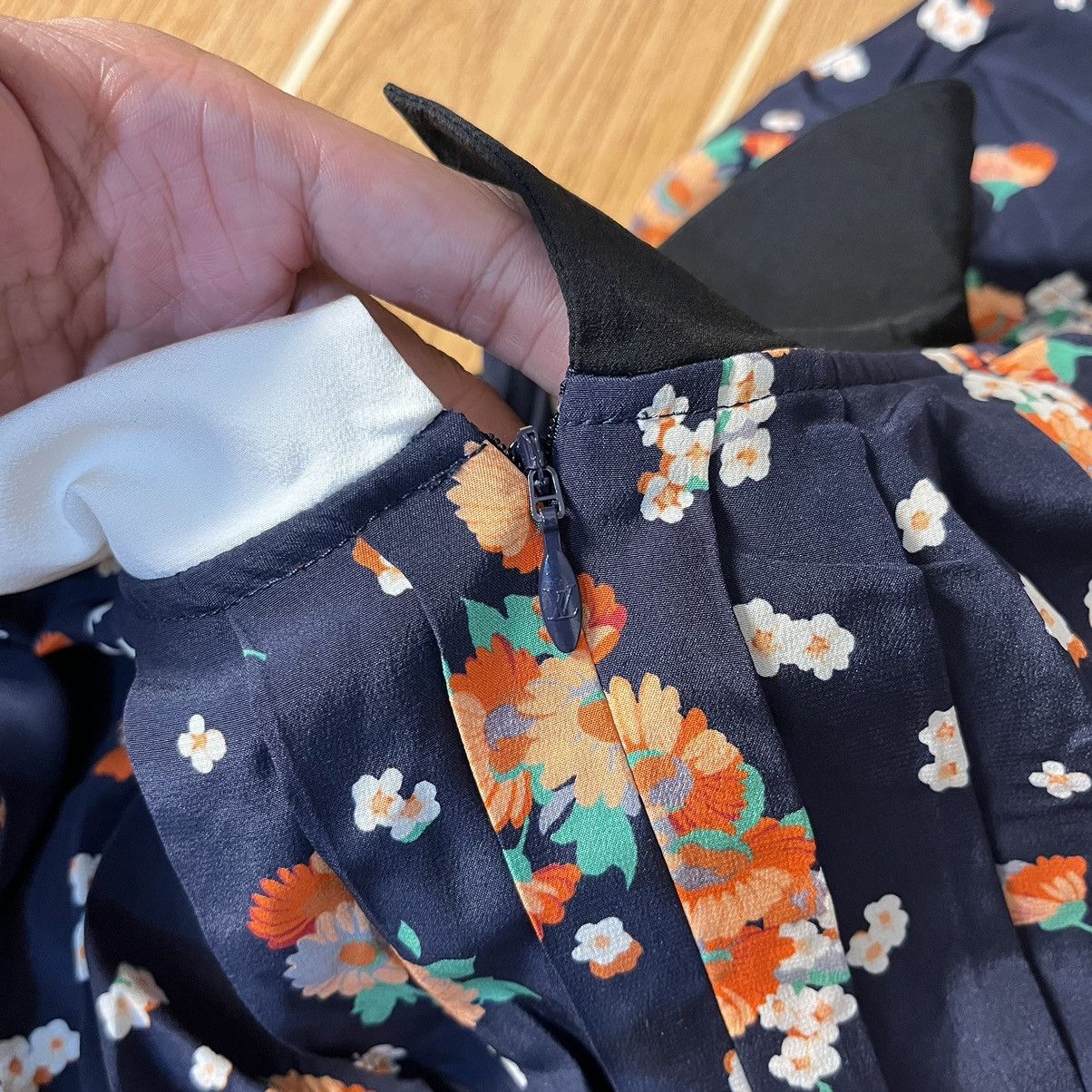 Louis Vuitton Louis Vuitton Floral Midi Dress Size S / US 4 / IT 40 - 24 Thumbnail